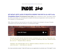 Tablet Screenshot of indie360.com